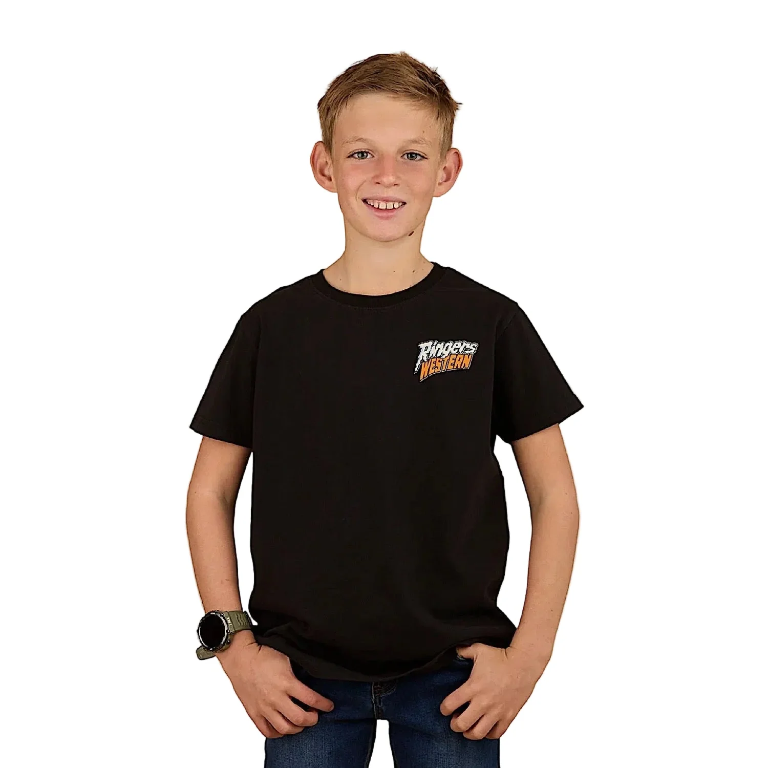 Ringers Western Boy's Rip It Classic Fit T-Shirt - Black - Image 2