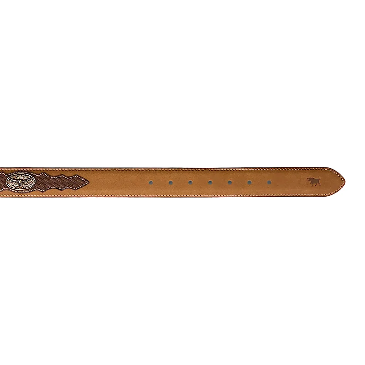 Ringers Western Cattleman Belt - Brown/Silver - Image 4