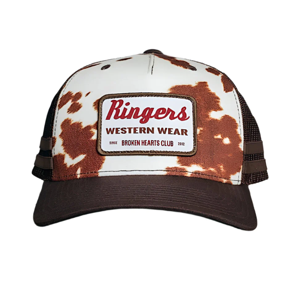 Ringers Western Daisy Trucker Cap - Chocolate Cow - Image 3