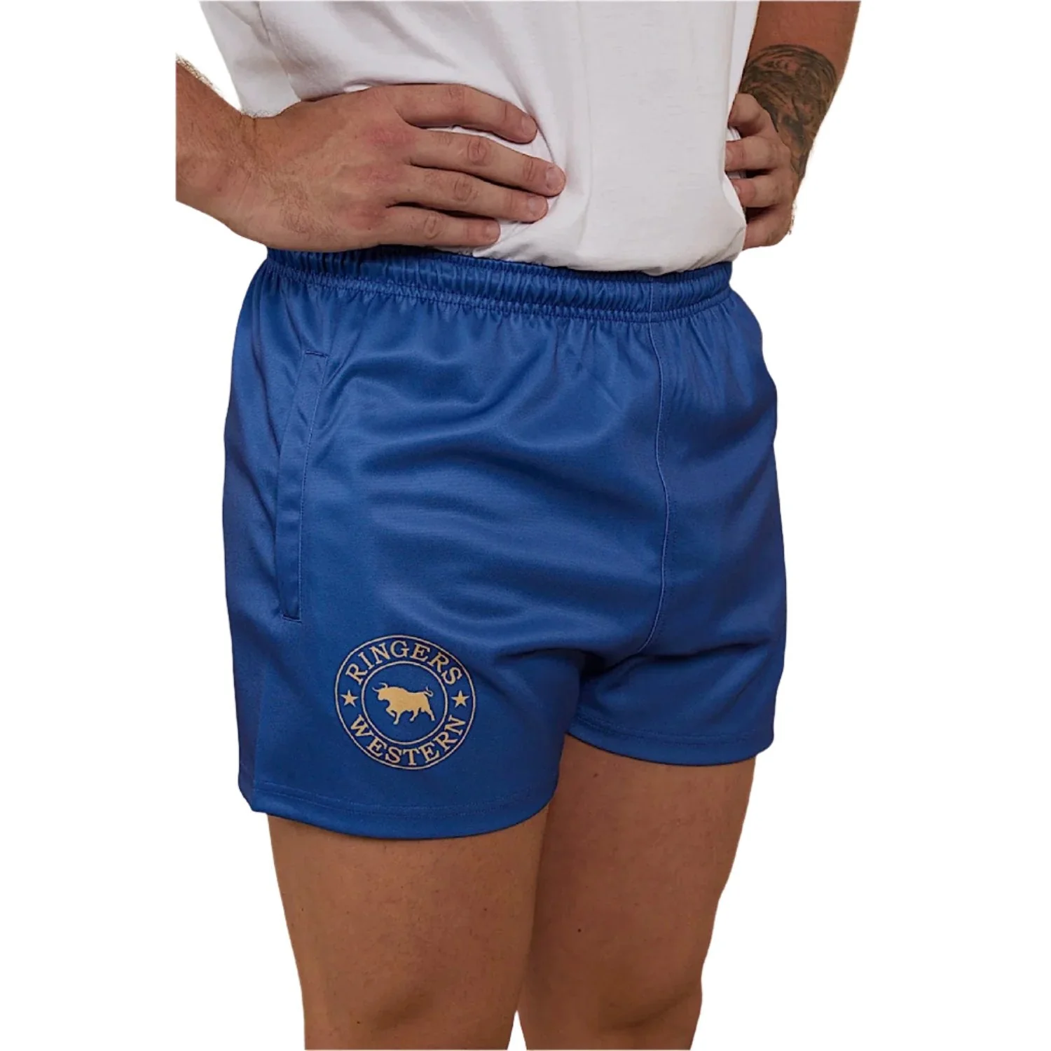 Ringers Western Footy Short - Blue - Image 3