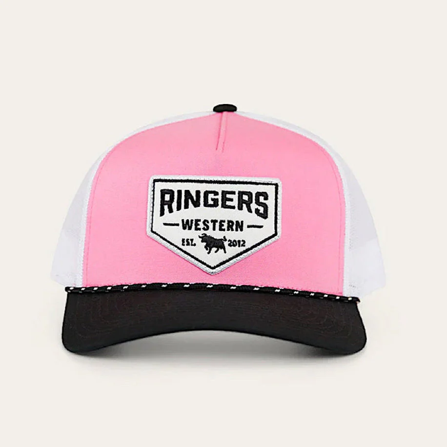 Ringers Western Garage Trucker Cap - Melon / Black - Image 4