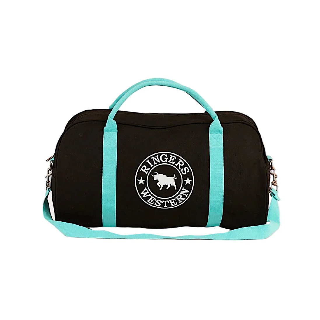 Ringers Western Gundagai Duffle Bag - Black/Turquoise