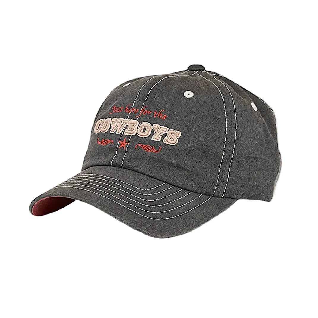 Ringers Western Here For Cowboys Baseball Cap - Charcoal