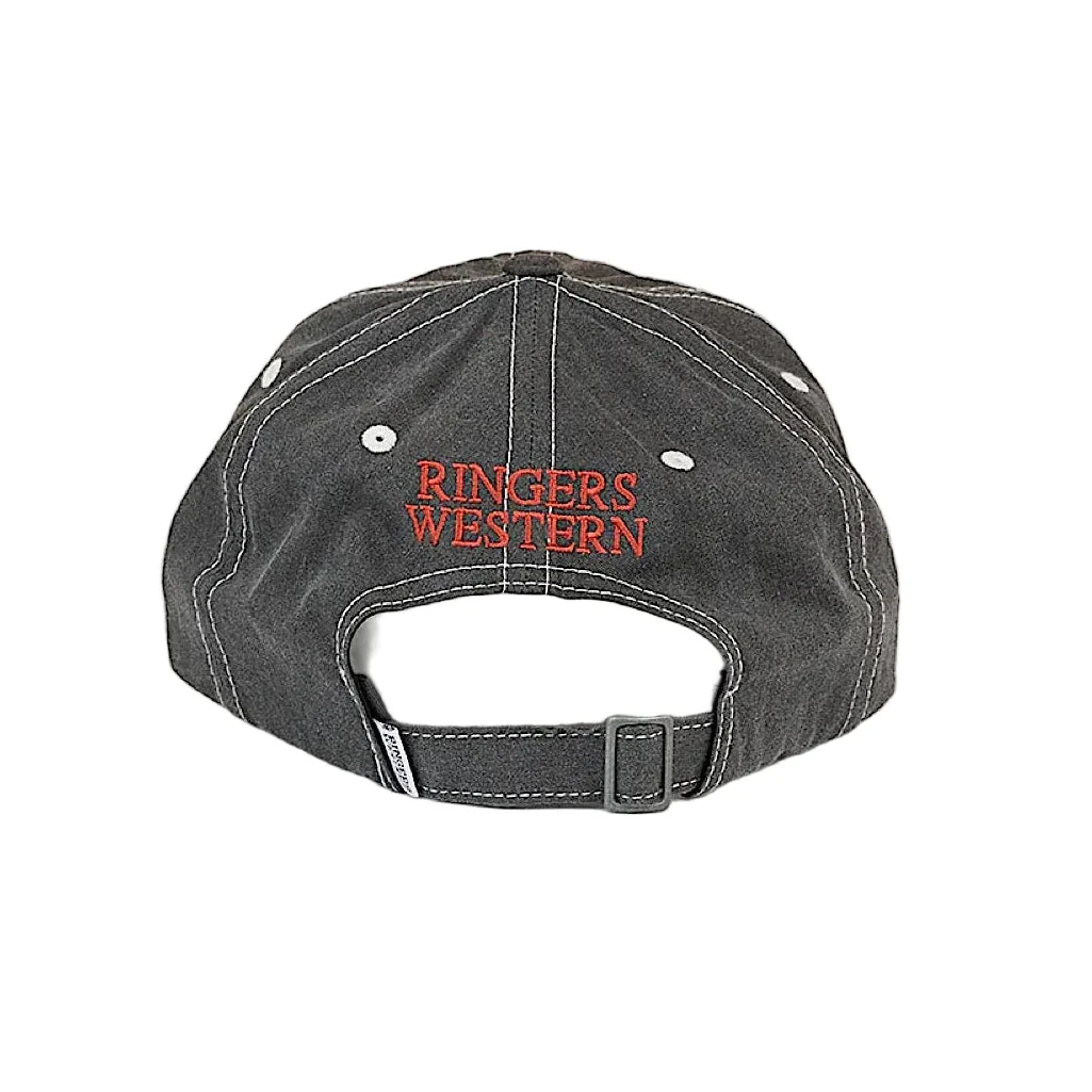 Ringers Western Here For Cowboys Baseball Cap - Charcoal - Image 2