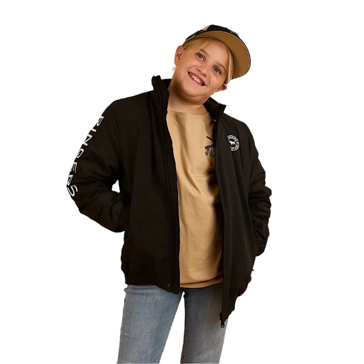 Ringers Western Kid's Balmoral Jacket - Black - Image 2