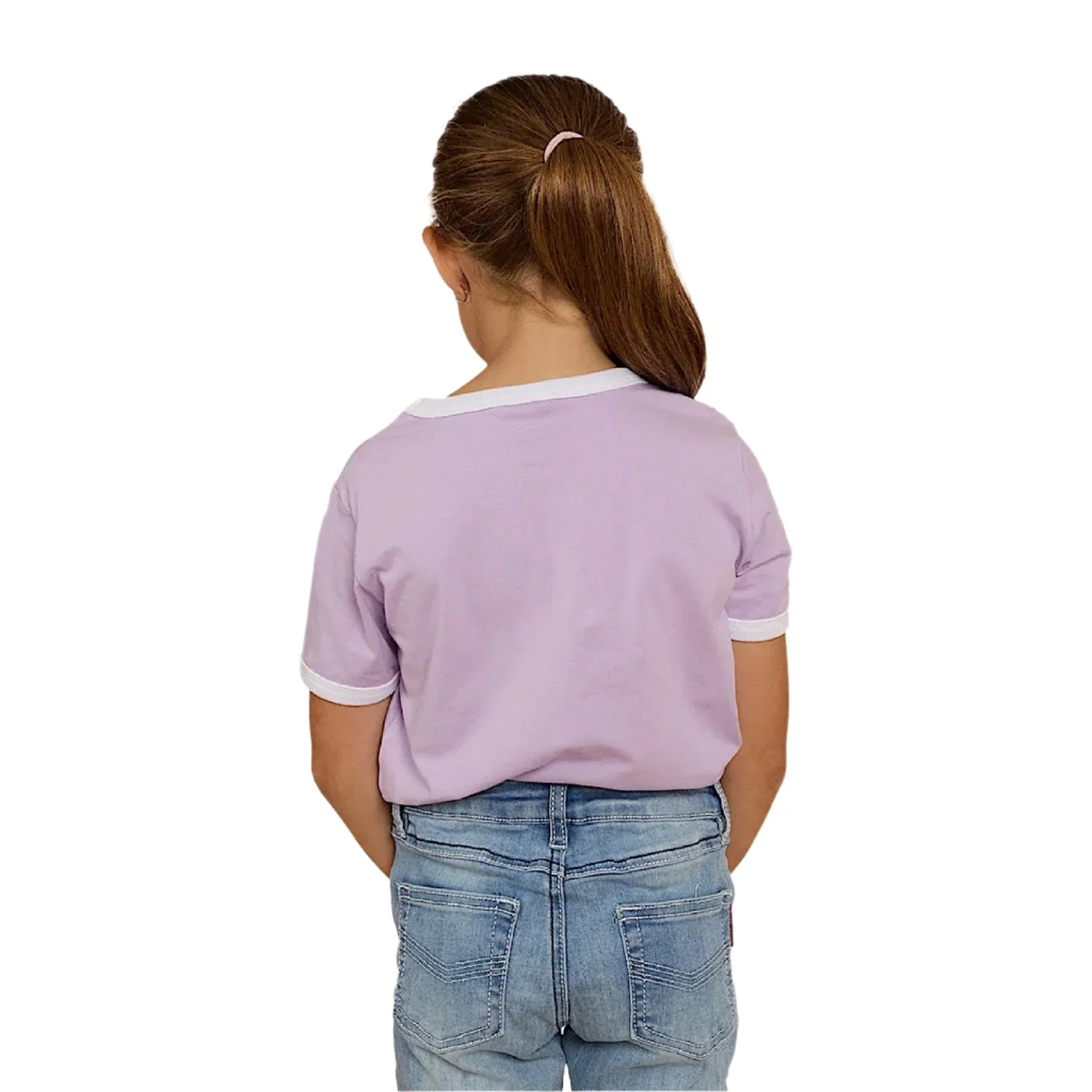 Ringers Western Kid's Boots and Bling T-Shirt - Lavender - Image 2