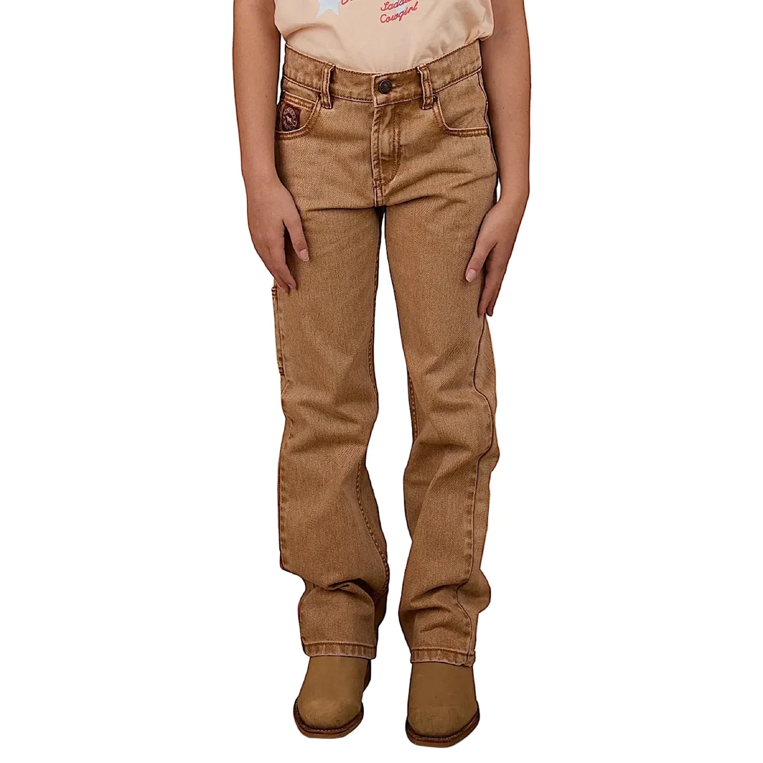 Ringers Western Kid's Buckland Relaxed Jean - Dark Sand