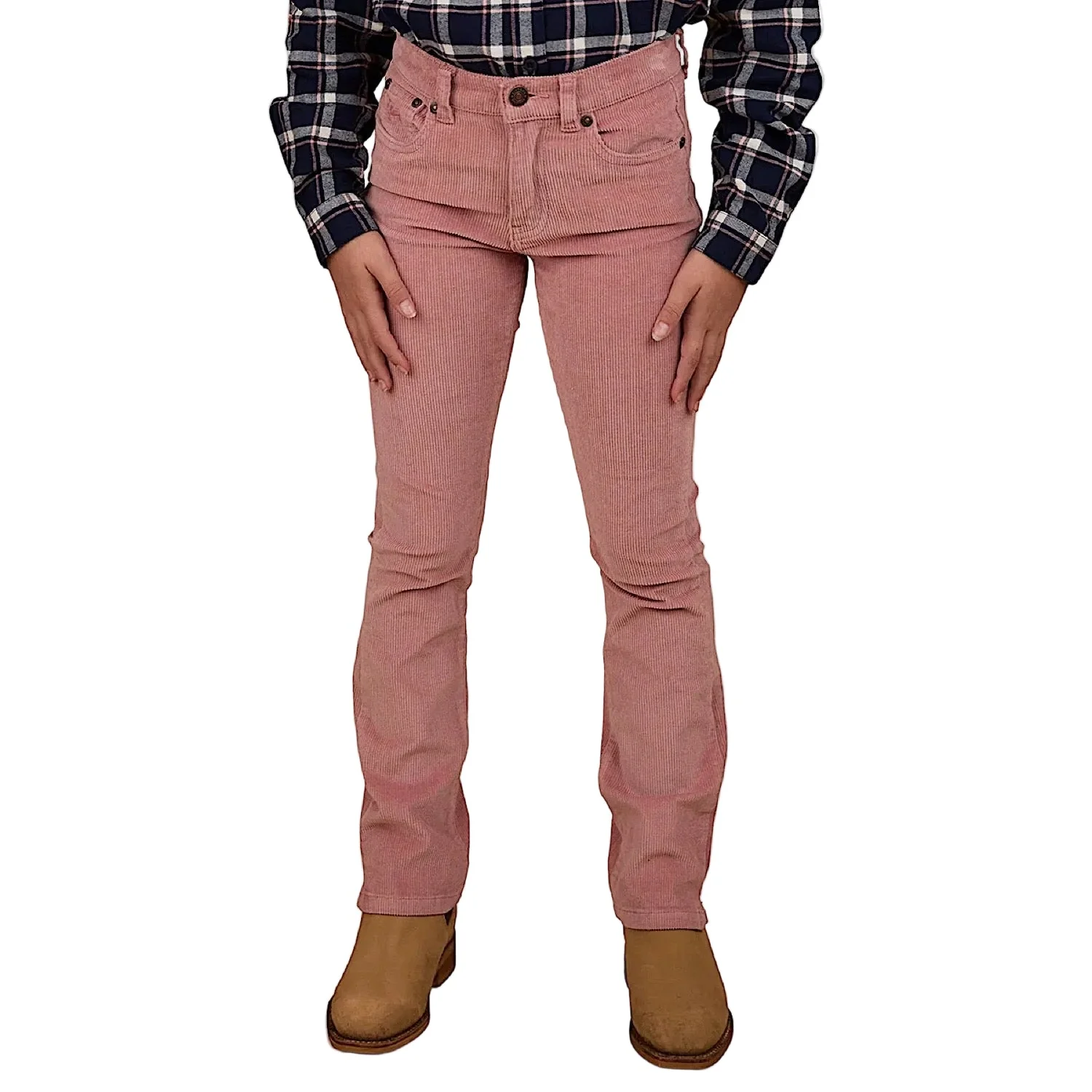 Ringers Western Kid's Daphne Corduroy Pant - Dusty Pink