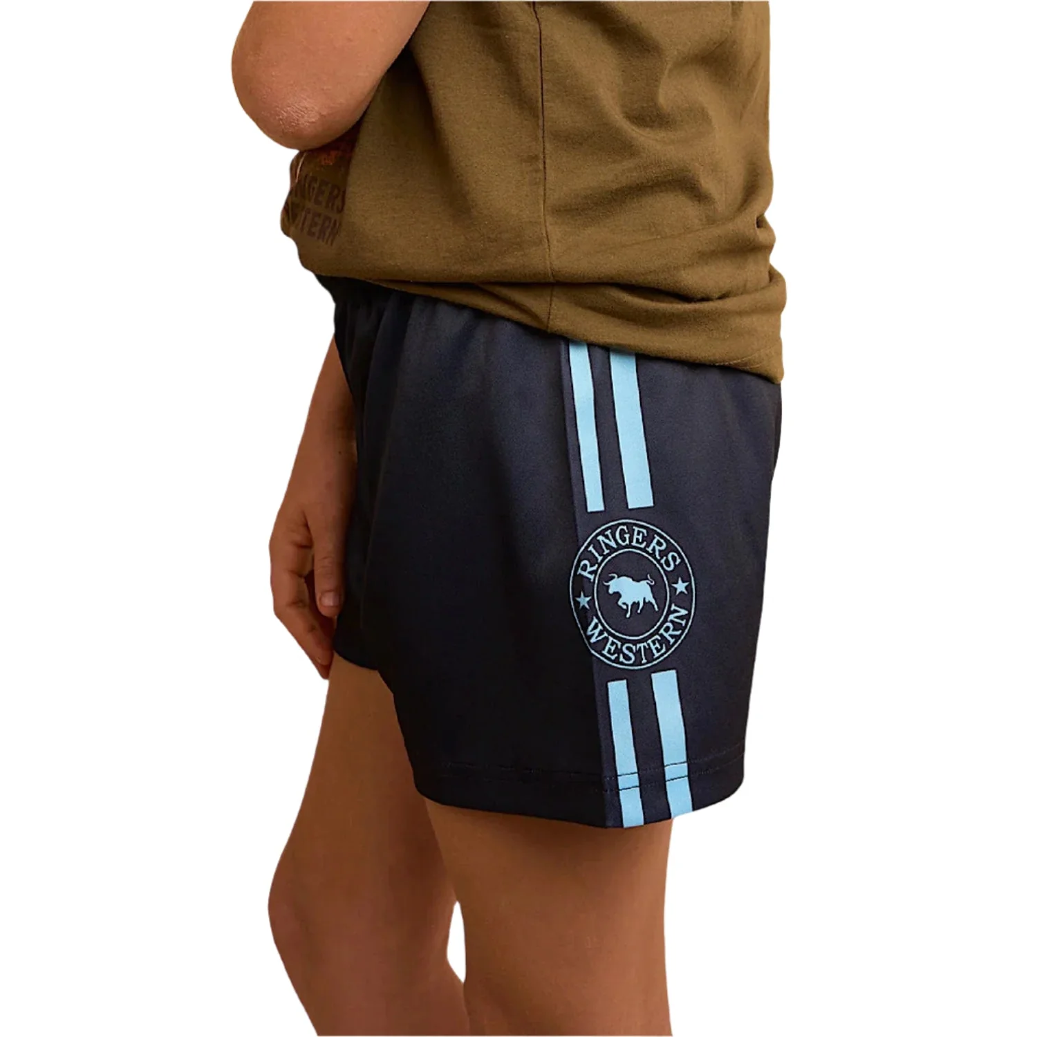 Ringers Western Kid's Footy Short - Navy - Image 3