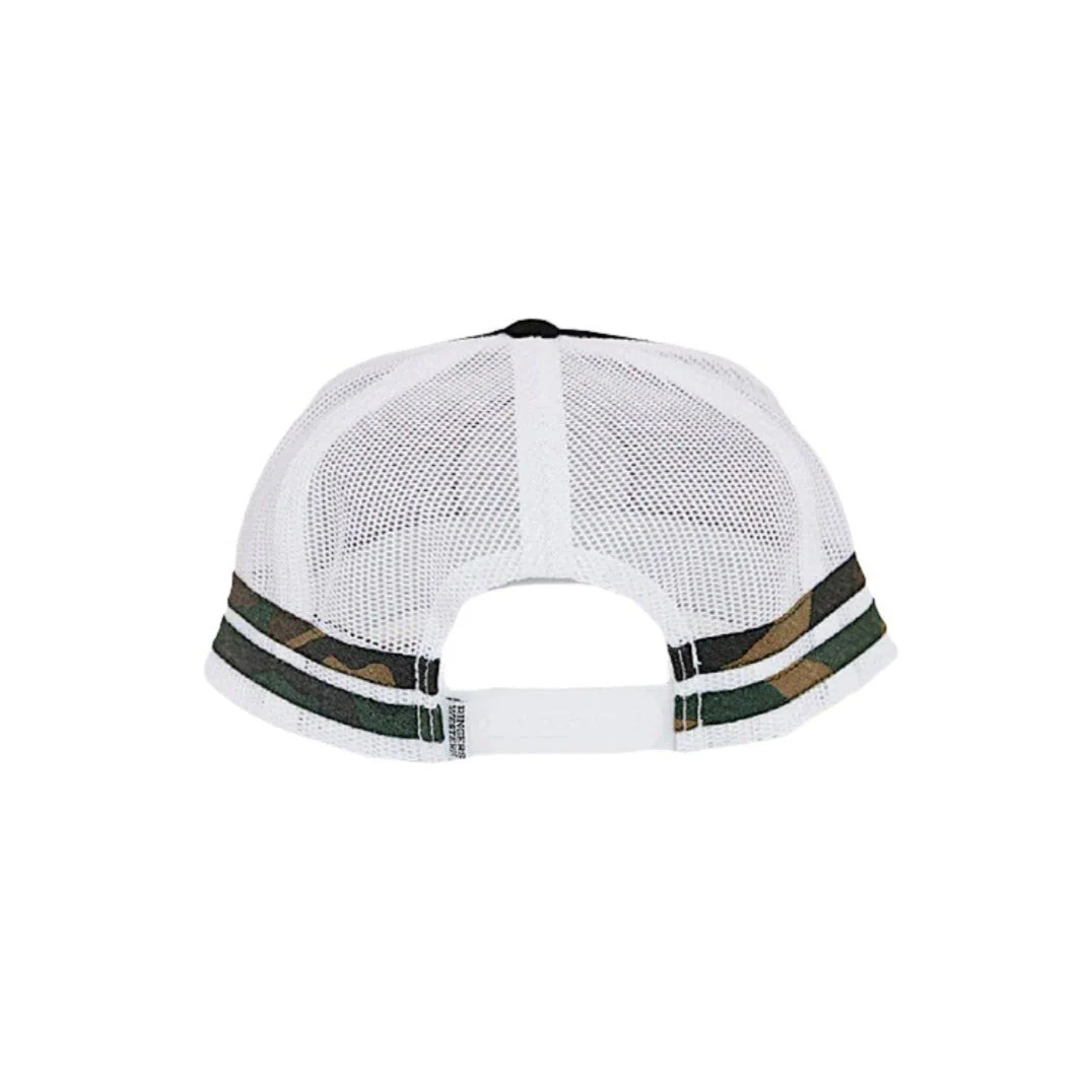 Ringers Western Kid's McCoy Trucker Cap - Black/Camo - Image 2