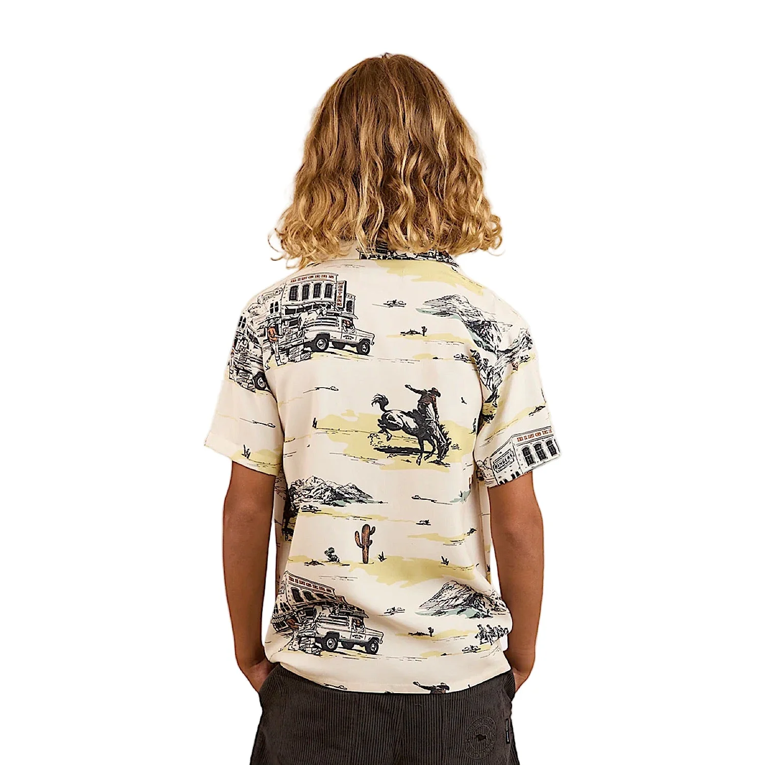 Ringers Western Kid's Rodeo Party Shirt - Off White - Image 2