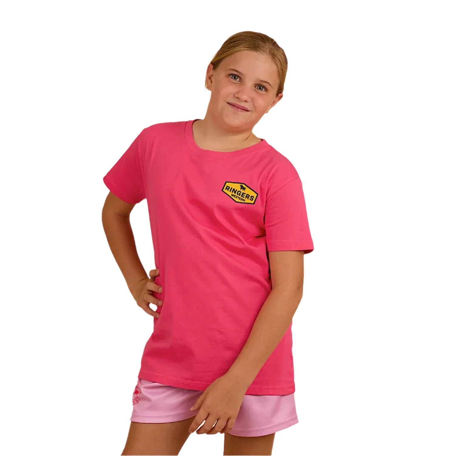 Ringers Western Kid's Servo Classic Fit T-Shirt - Melon