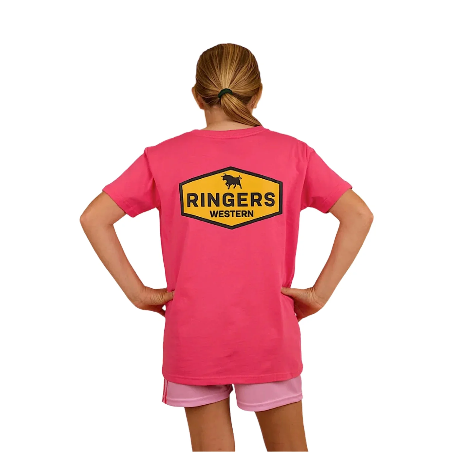 Ringers Western Kid's Servo Classic Fit T-Shirt - Melon - Image 2