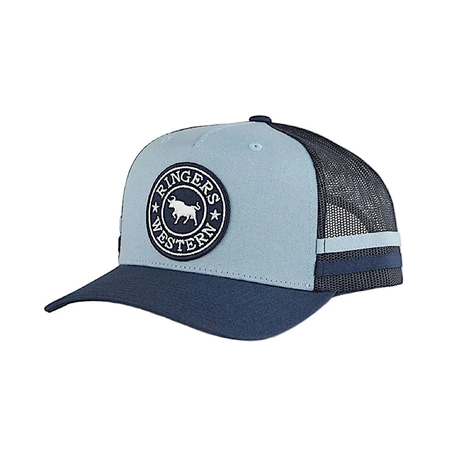 Ringers Western McCoy Origin Trucker Cap - Blue/Navy