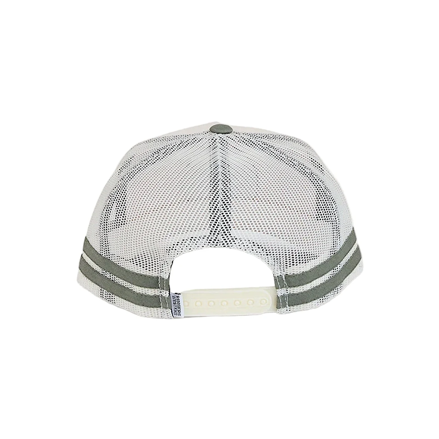Ringers Western McCoy Trucker Cap - Beige/Pale Olive - Image 2