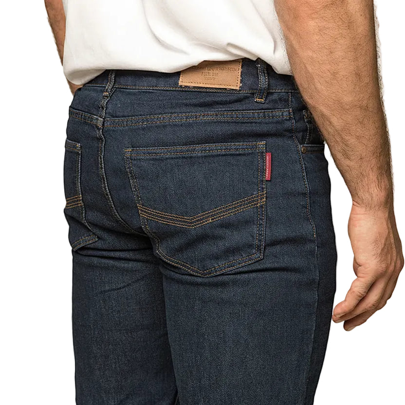Ringers Western Men's Burke Tapered Leg Jean - Dark Blue - Image 4