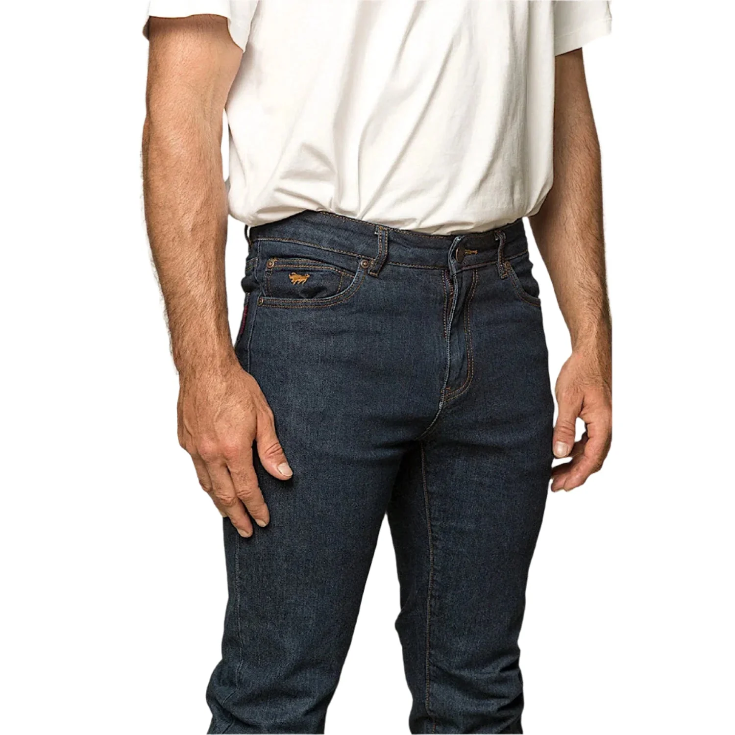 Ringers Western Men's Burke Tapered Leg Jean - Mid Blue - Image 2