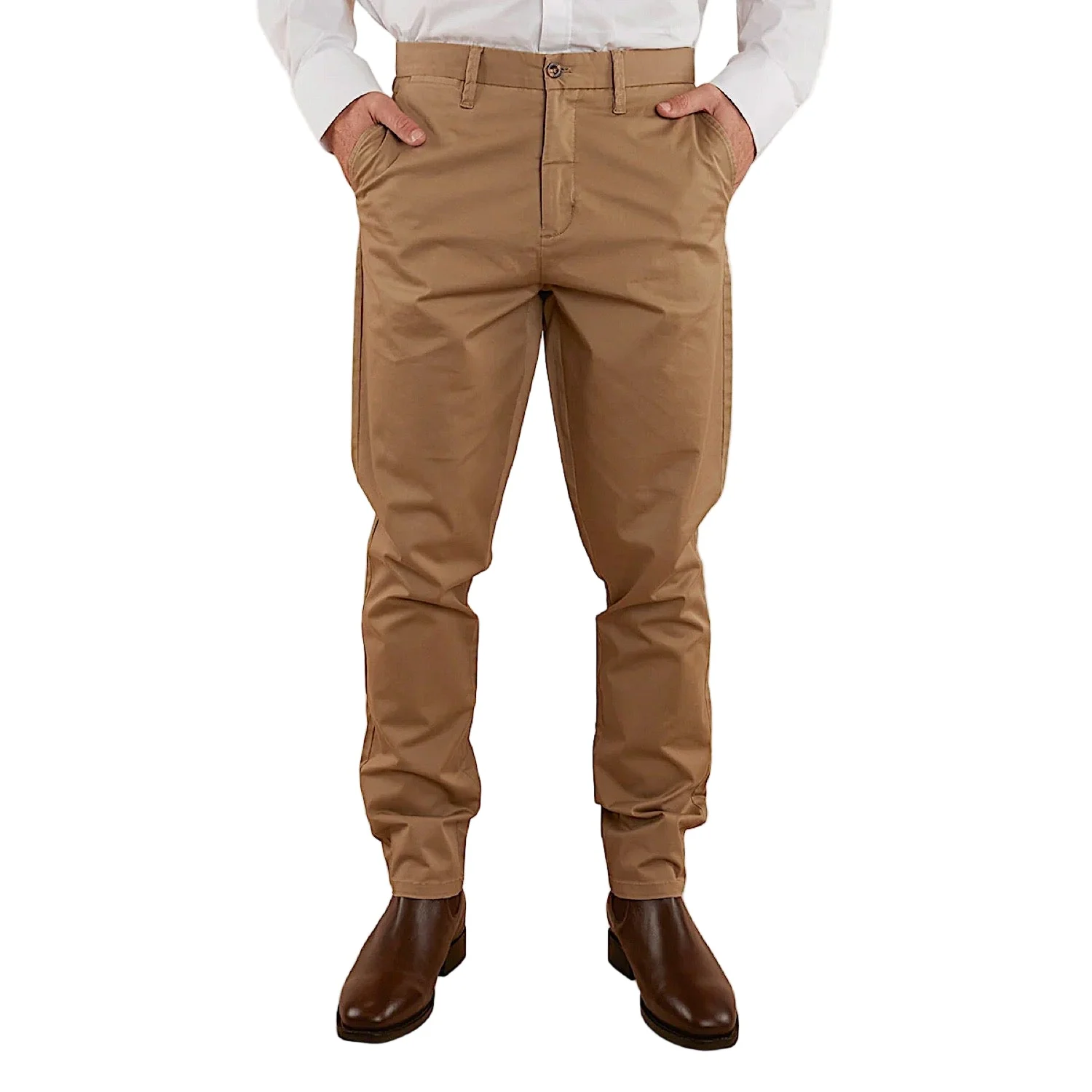 Ringers Western Men's Collins Regular Fit Chino Pant - Clay