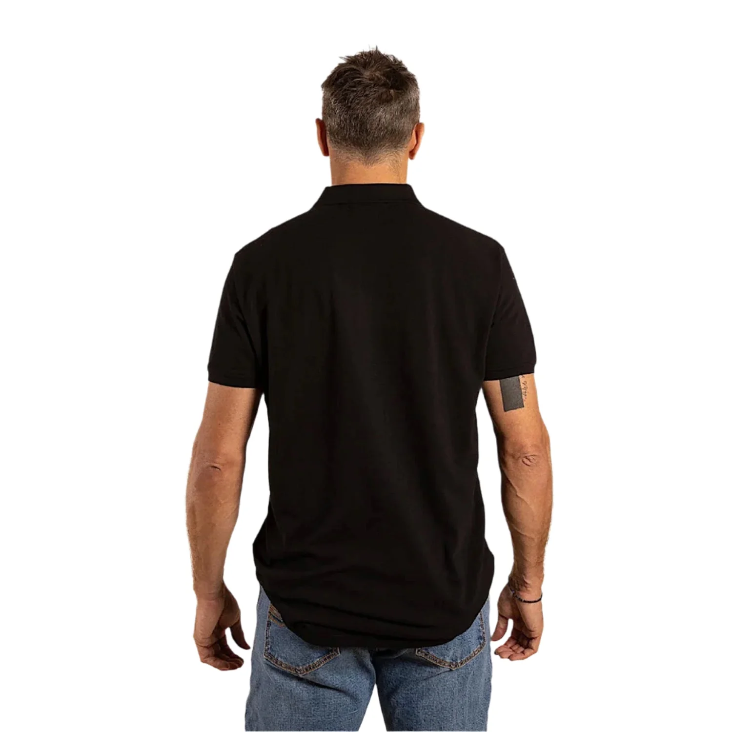 Ringers Western Men's Essential Polo - Black - Image 2