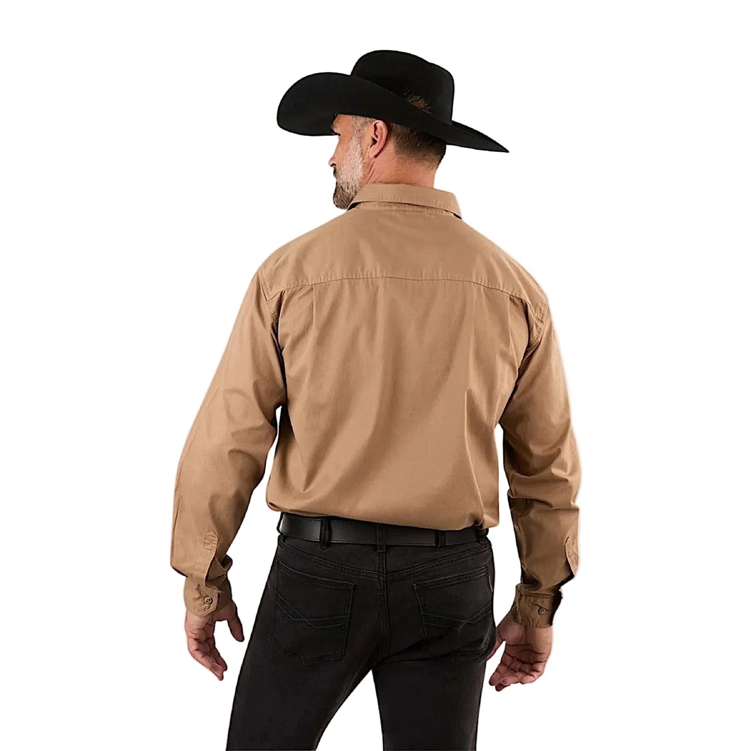 Ringers Western Men's King River Half Button Work Shirt - Clay - Image 2