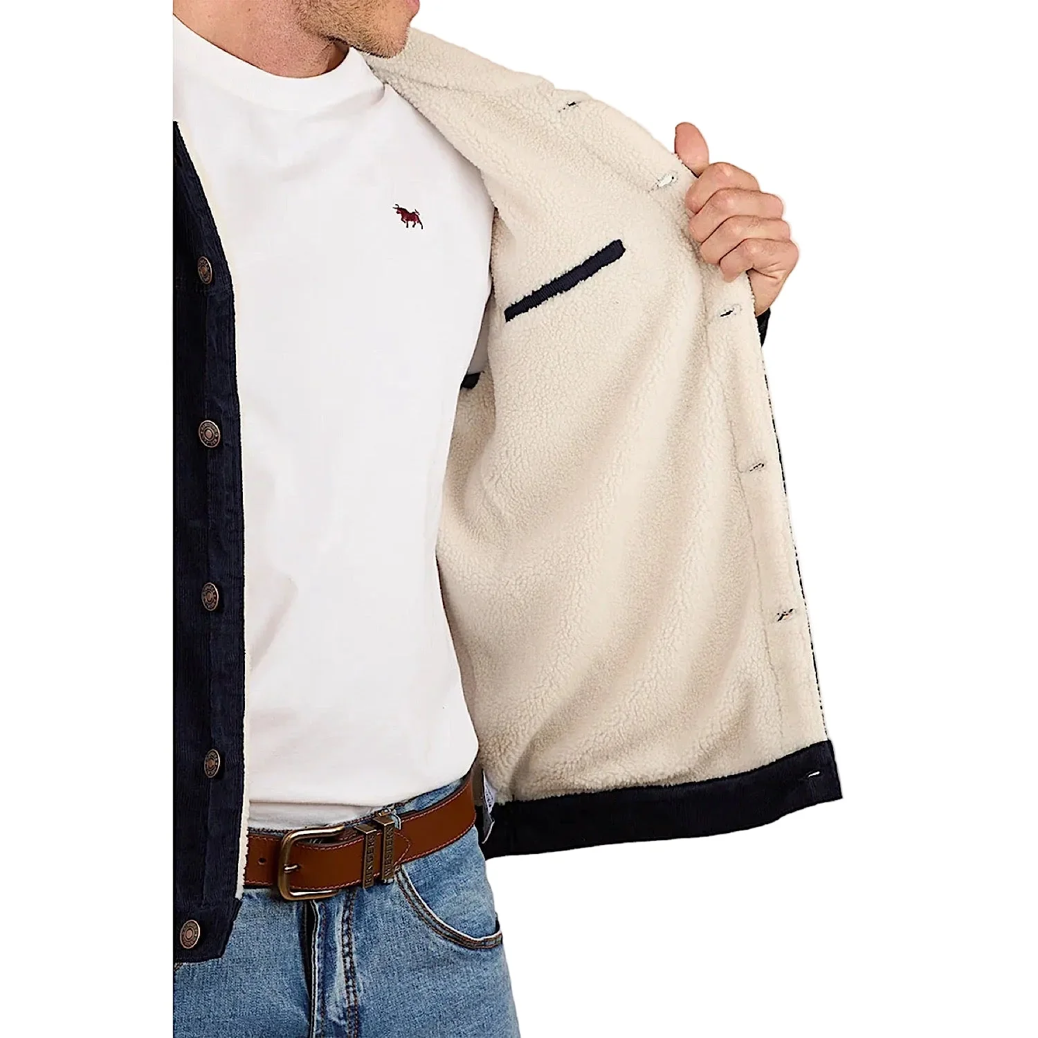 Ringers Western Men's Milawa Corduroy Jacket - Navy - Image 2