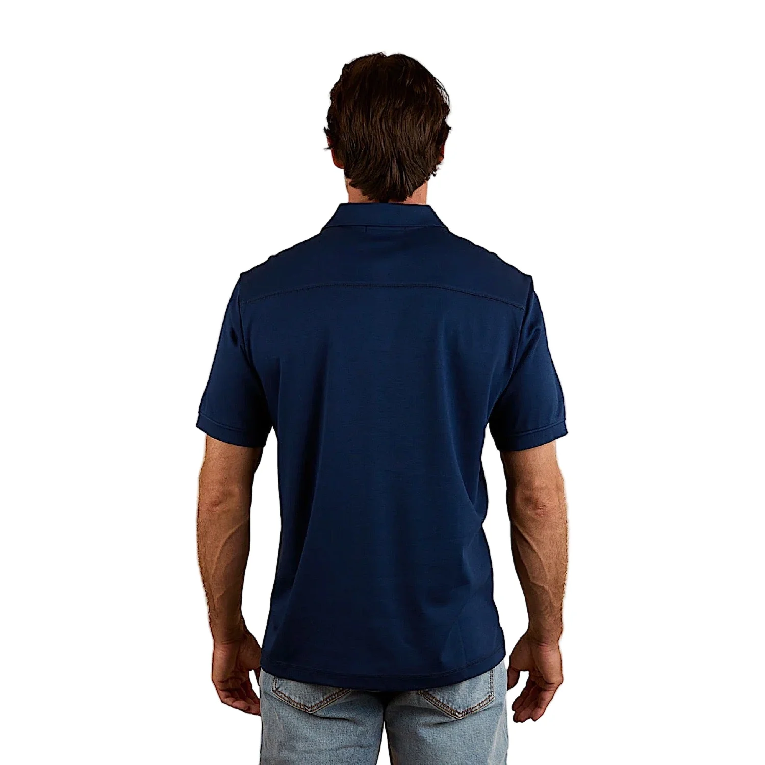 Ringers Western Men's Tech Polo - Navy - Image 2