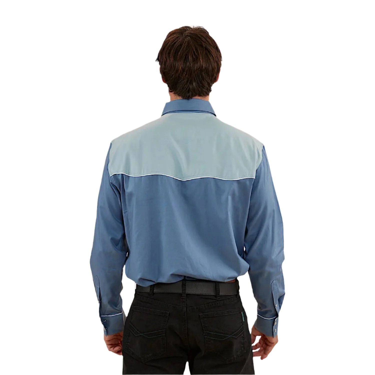 Ringers Western Men's Western Shirt - Blue - Image 2