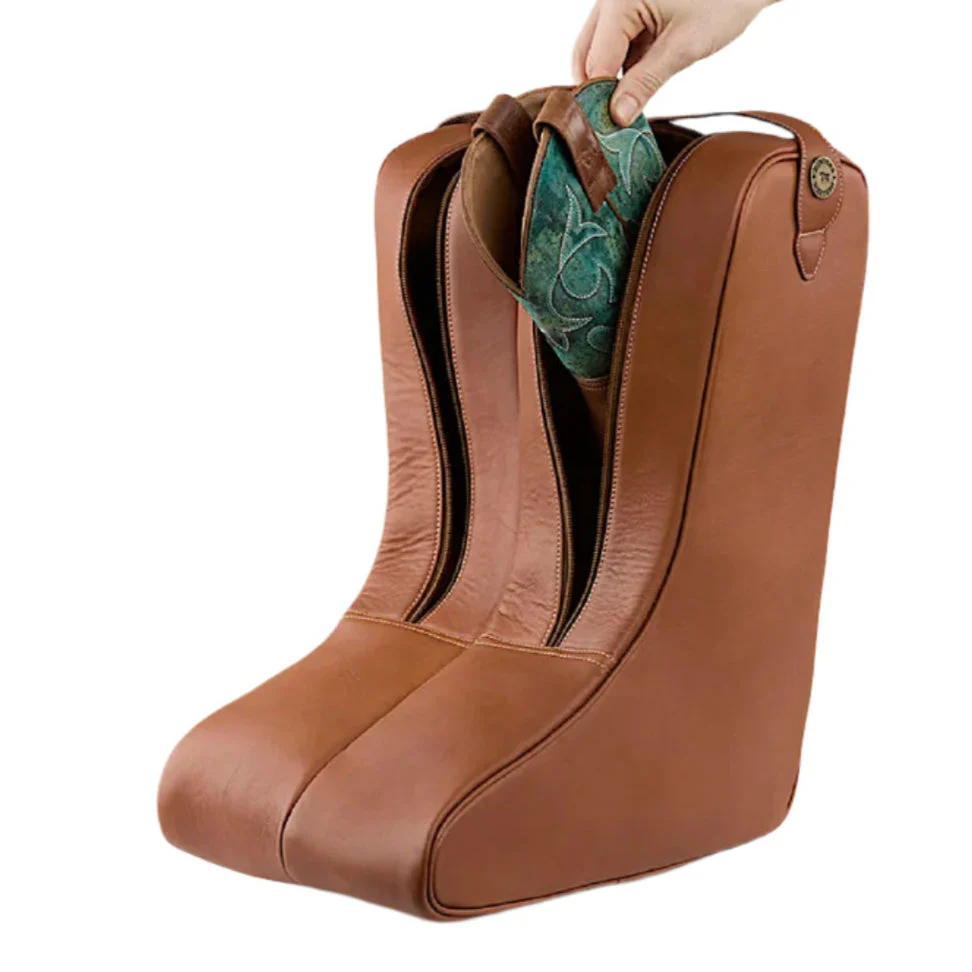 Ringers Western Miguel Leather Boot Bag - Bourbon - Image 2