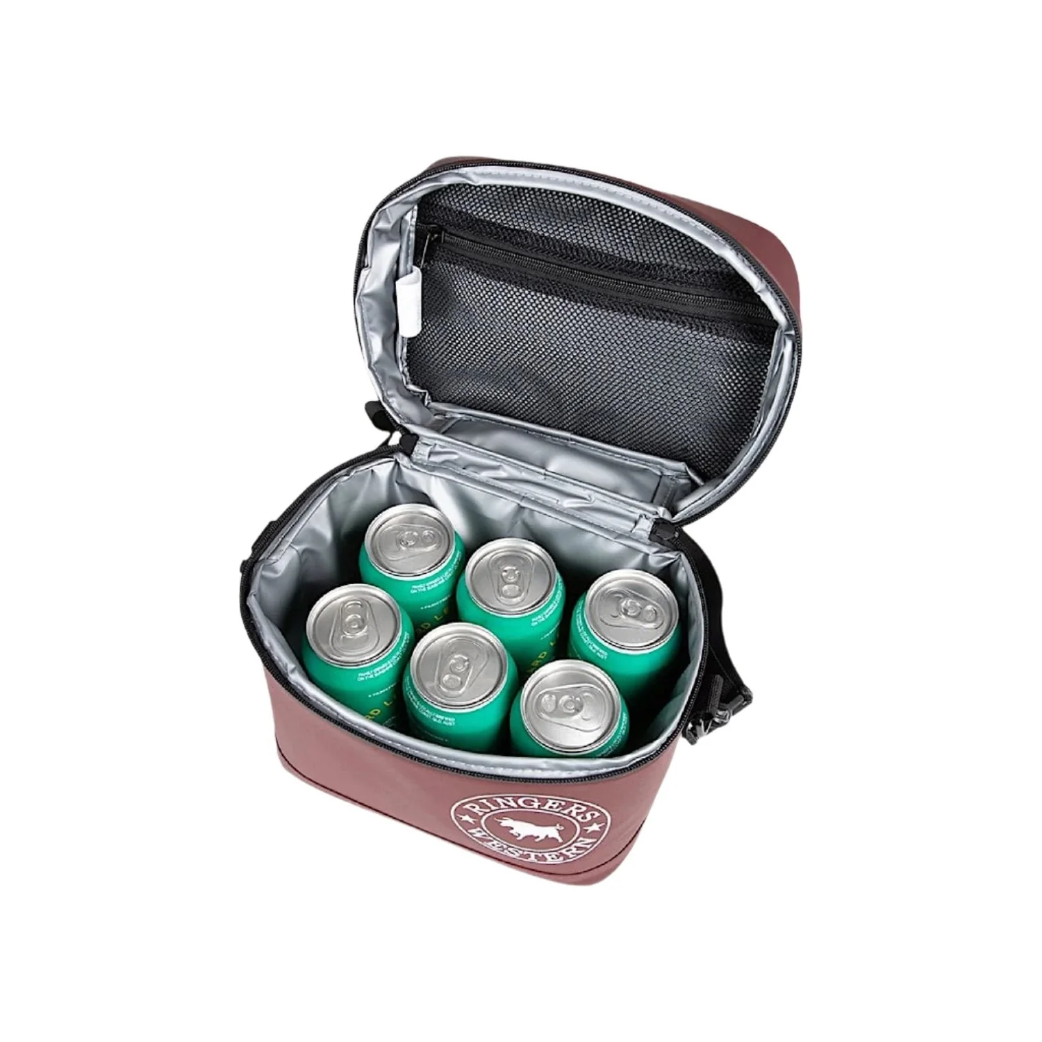 Ringers Western Newport Soft Cooler Bag - Maroon - Image 2