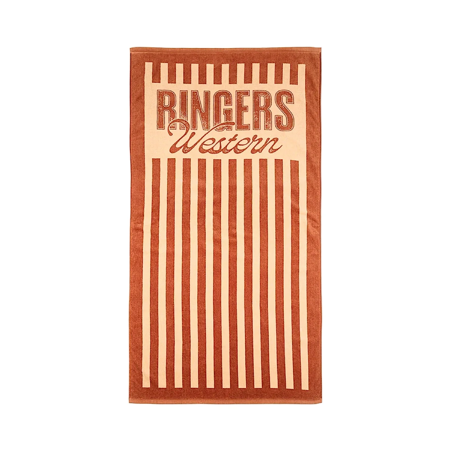 Ringers Western Oceanic Striped Cotton Towel - Tan