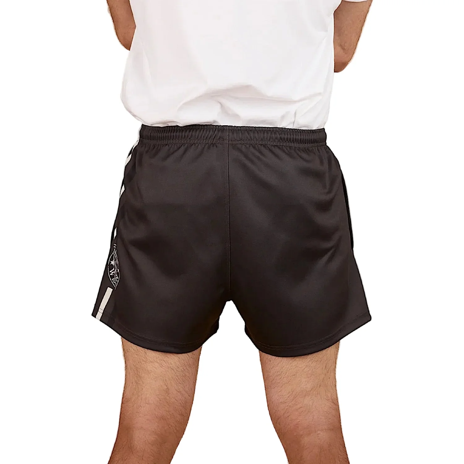 Ringers Western Outta Towner Footy Short - Charcoal - Image 4