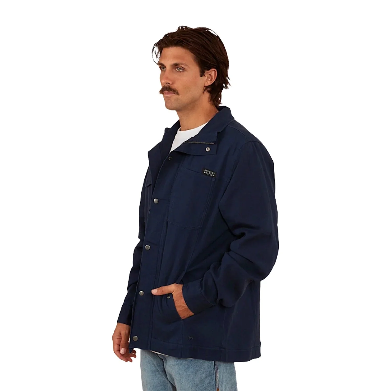 Ringers Western Pokolbin Men's Jacket - Dark Navy - Image 2