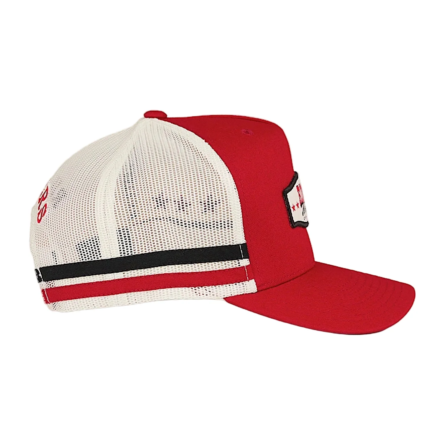 Ringers Western Retro Garage Deep Fit Trucker Cap - Red - Image 3
