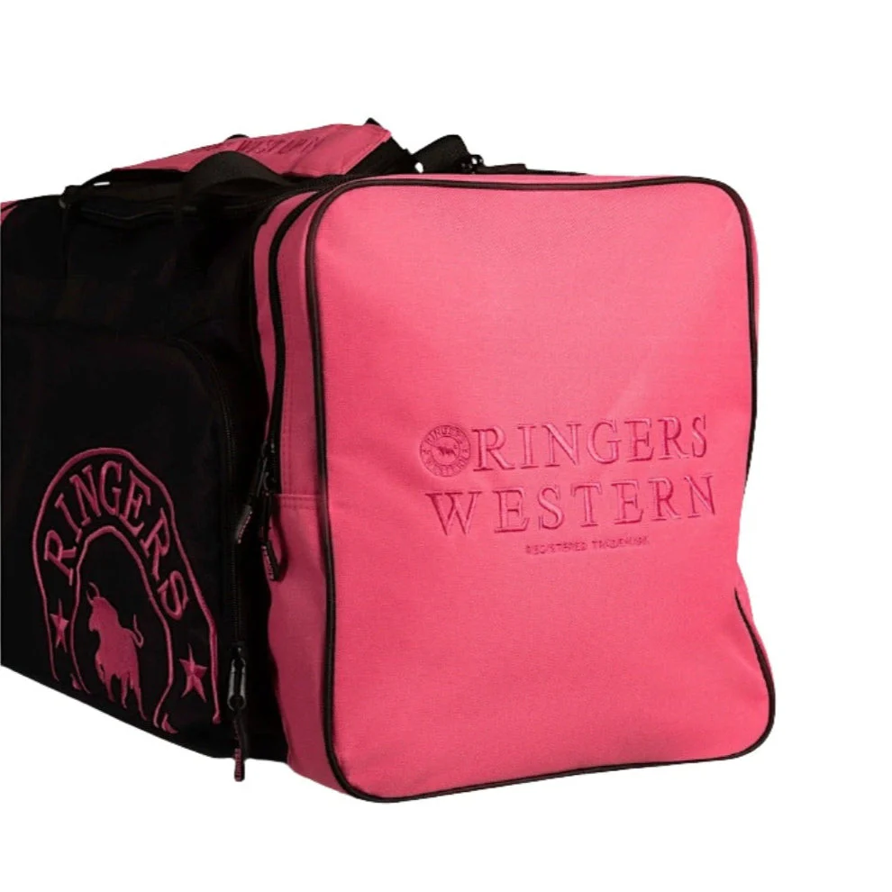 Ringers Western Rider Sports Bag Black/Melon - Image 5