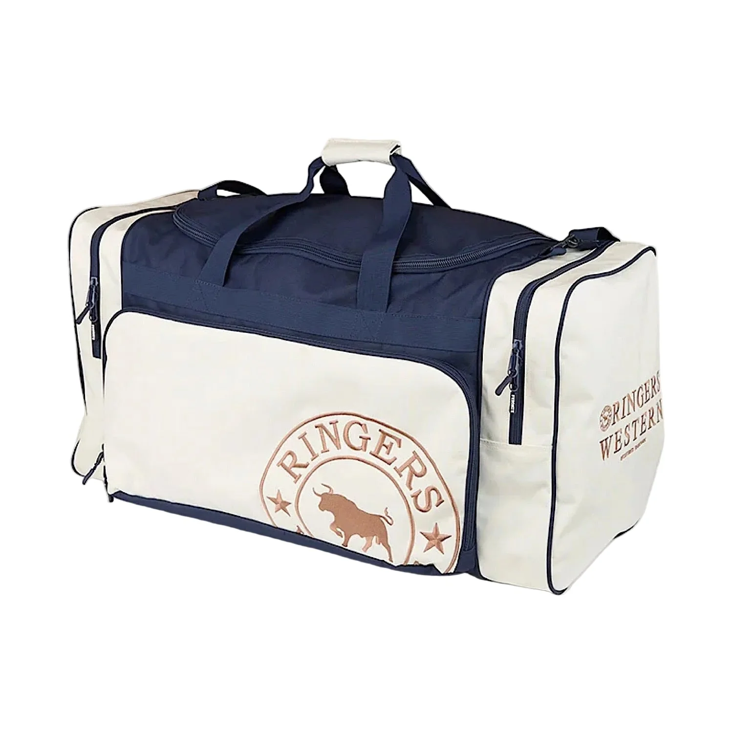 Ringers Western Rider Sports Bag - Navy/Off White - Image 4