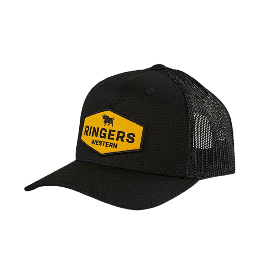 Ringers Western Kid's Scotty Trucker Cap - Black