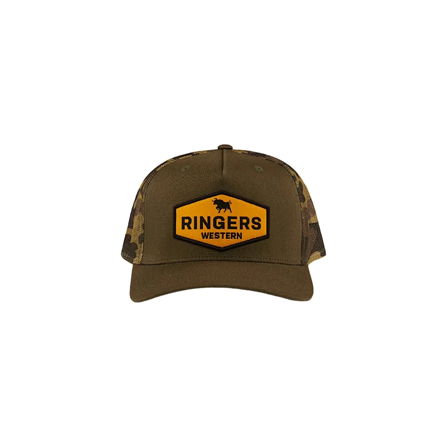 Ringers Western Scotty Trucker Cap - Military Green/Camo - Image 3