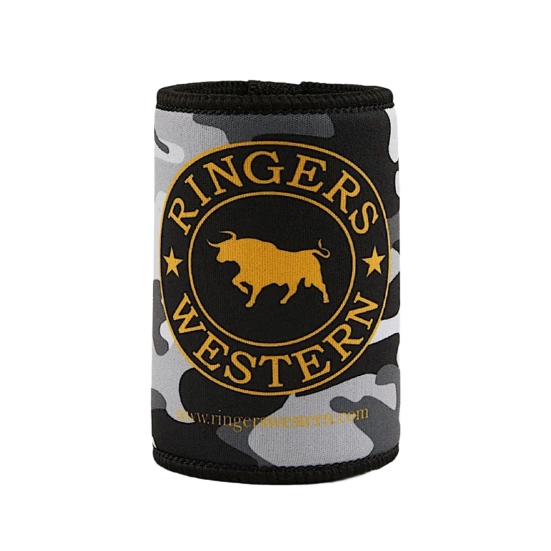 Ringers Western Signature Bull Stubby Cooler - Grey Camo