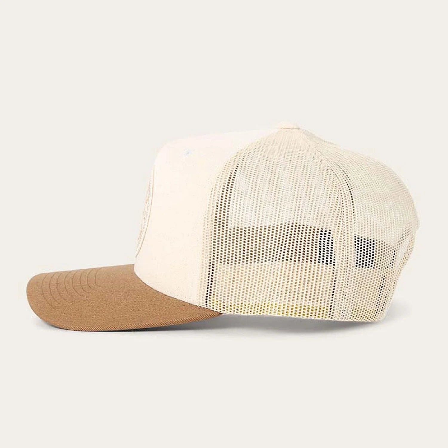 Ringers Western Signature Bull Trucker Cap - Beige/Clay - Image 3