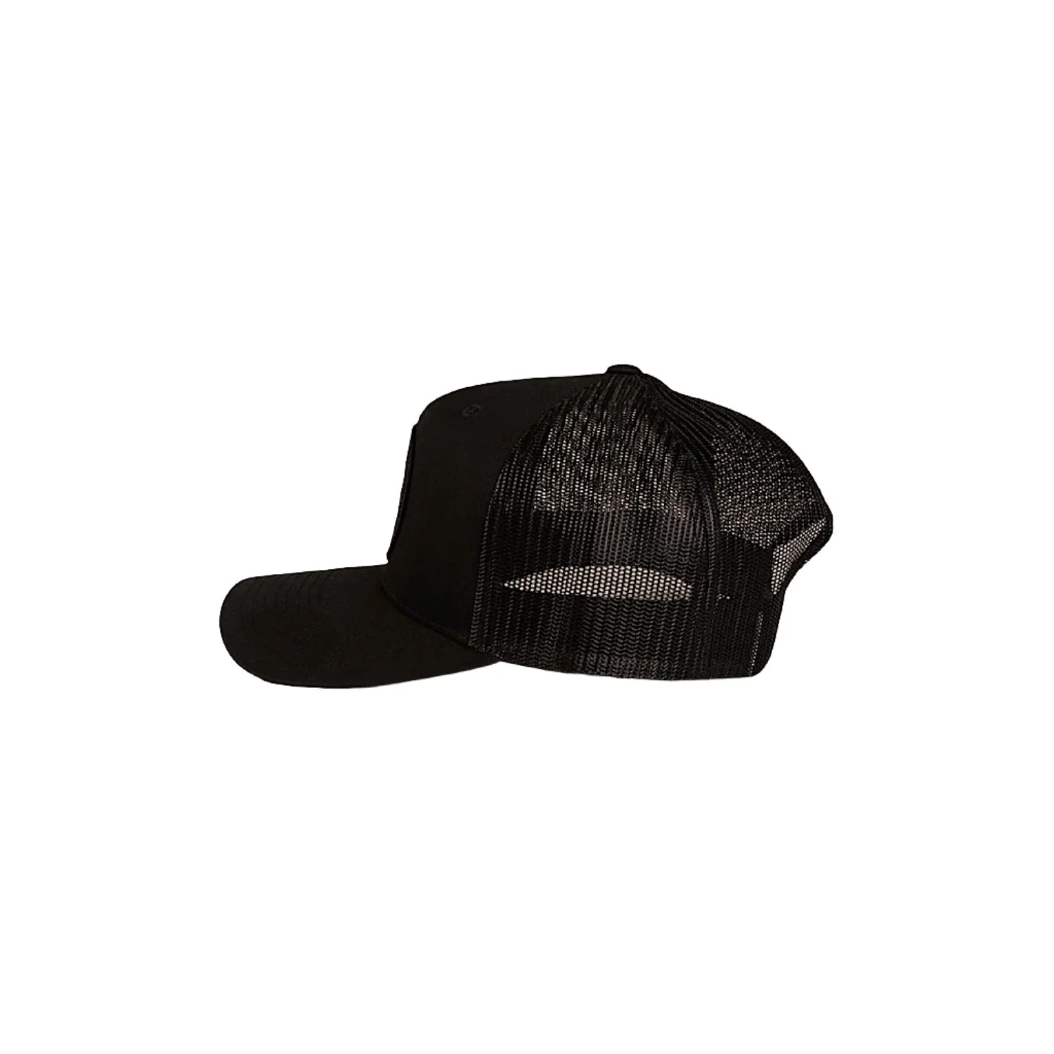 Ringers Western Signature Bull Trucker Cap - Black/Black - Image 2
