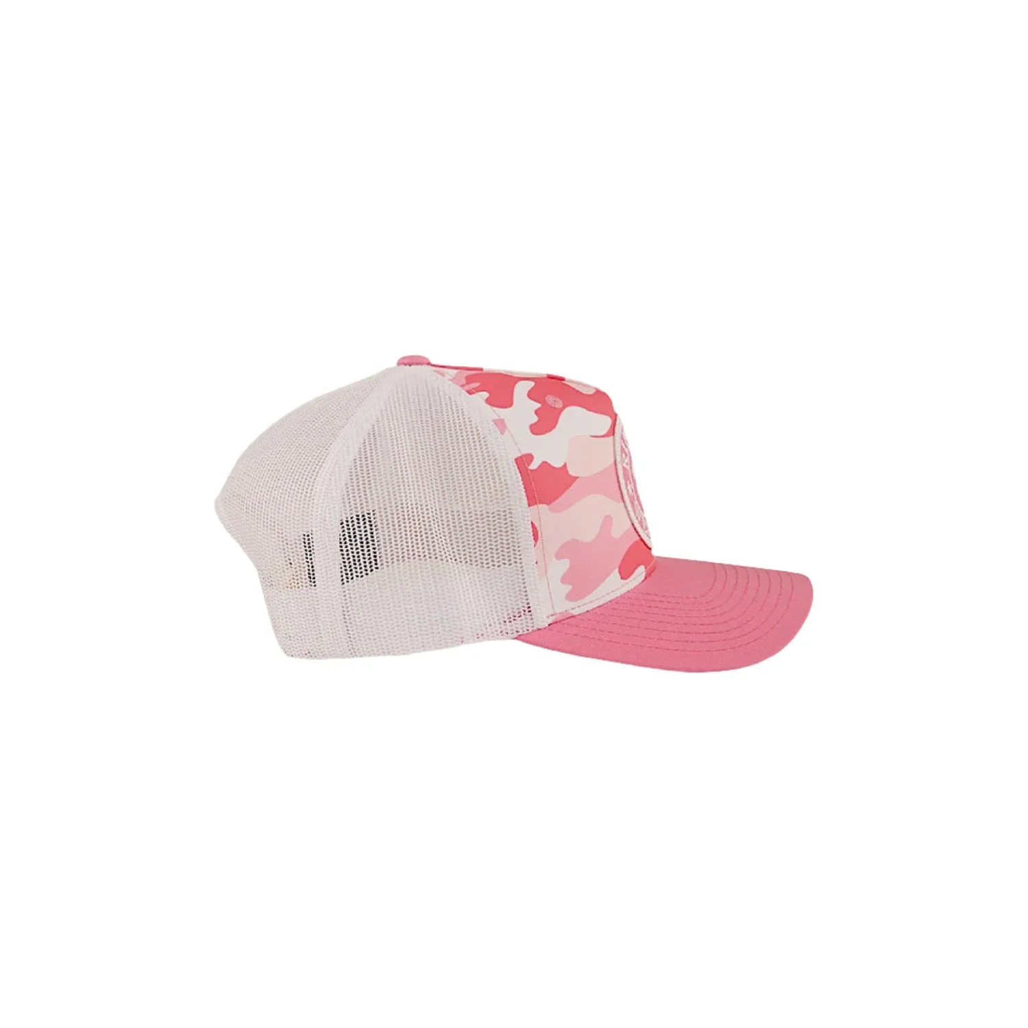 Ringers Western Signature Bull Trucker Cap - Pink Camo - Image 2