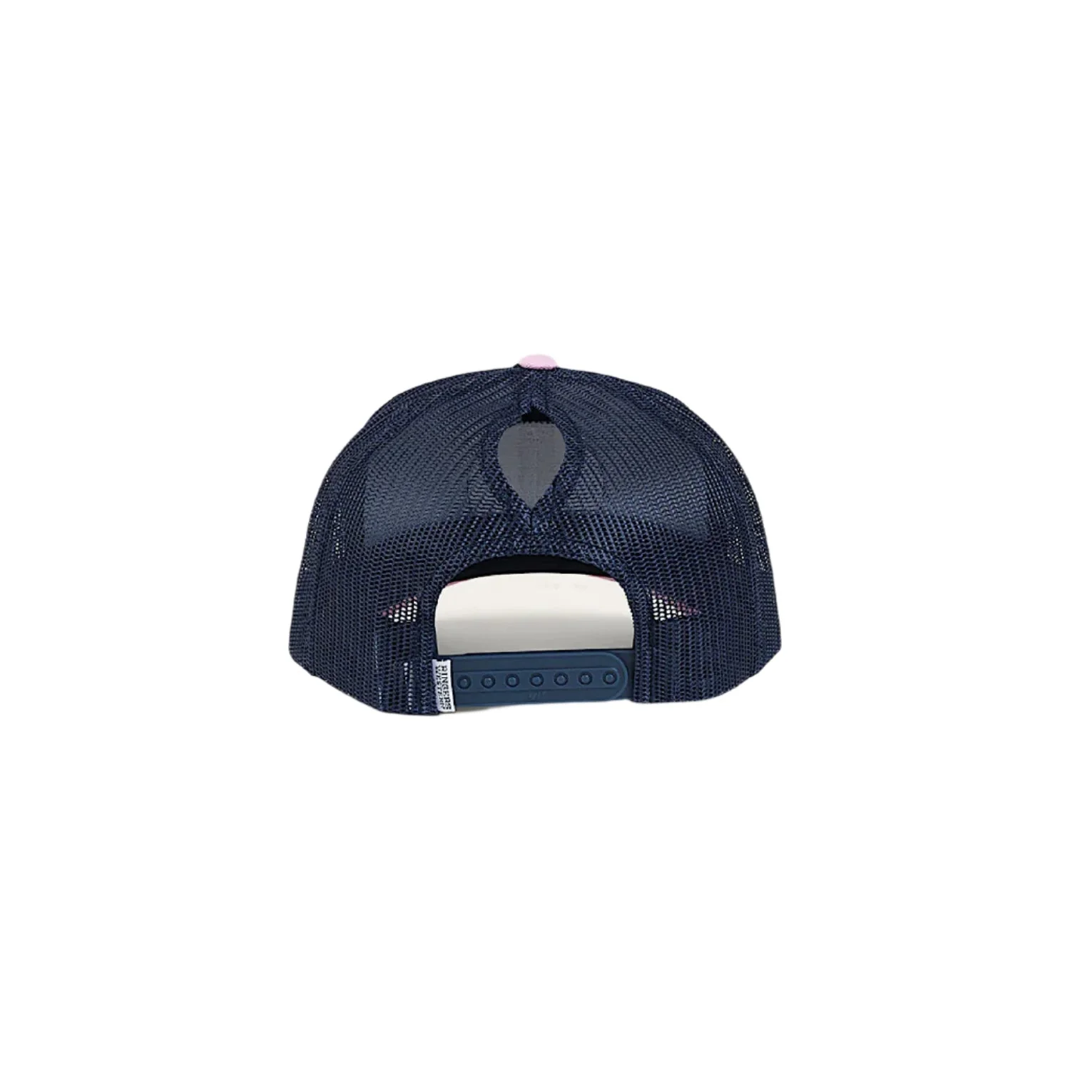 Ringers Western Tara Ponytail Trucker Cap - Navy/Pastel Pink - Image 2