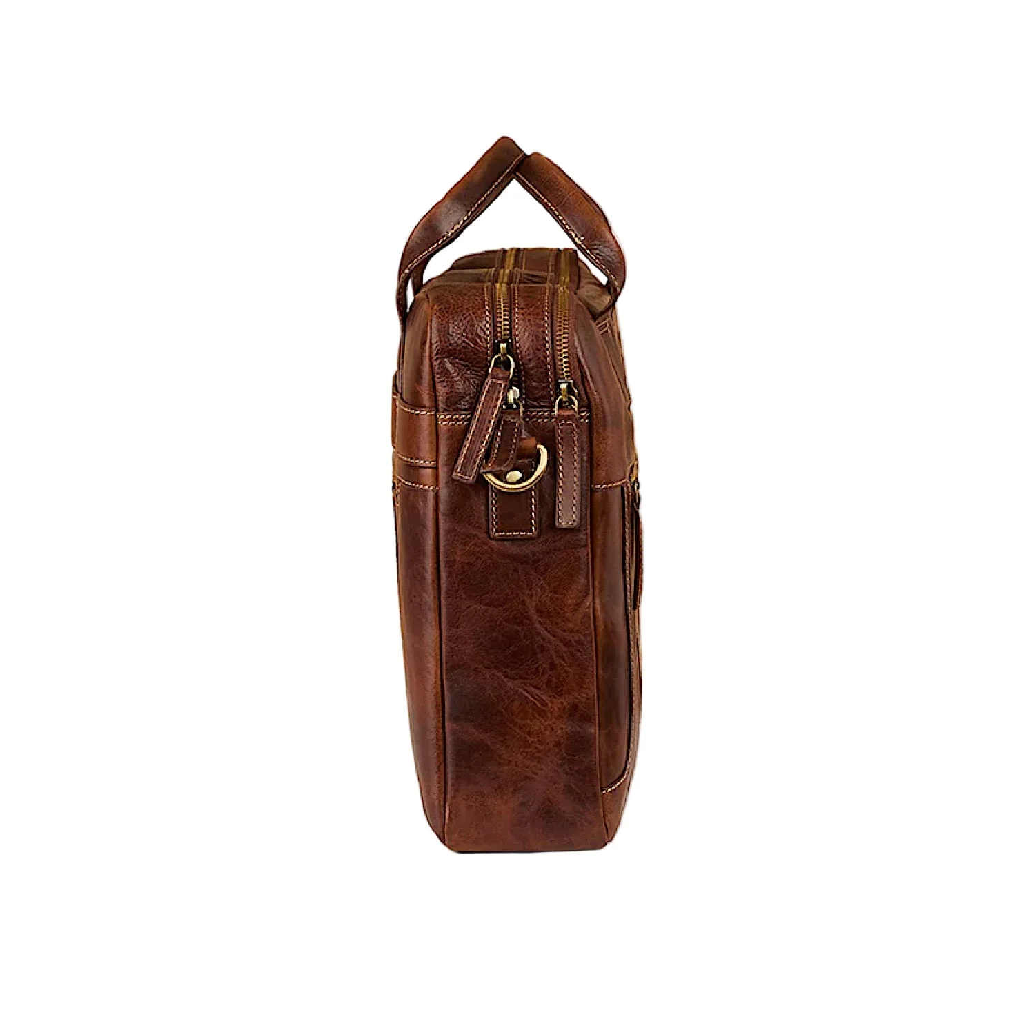 Ringers Western Toro Briefcase - Cognac - Image 2