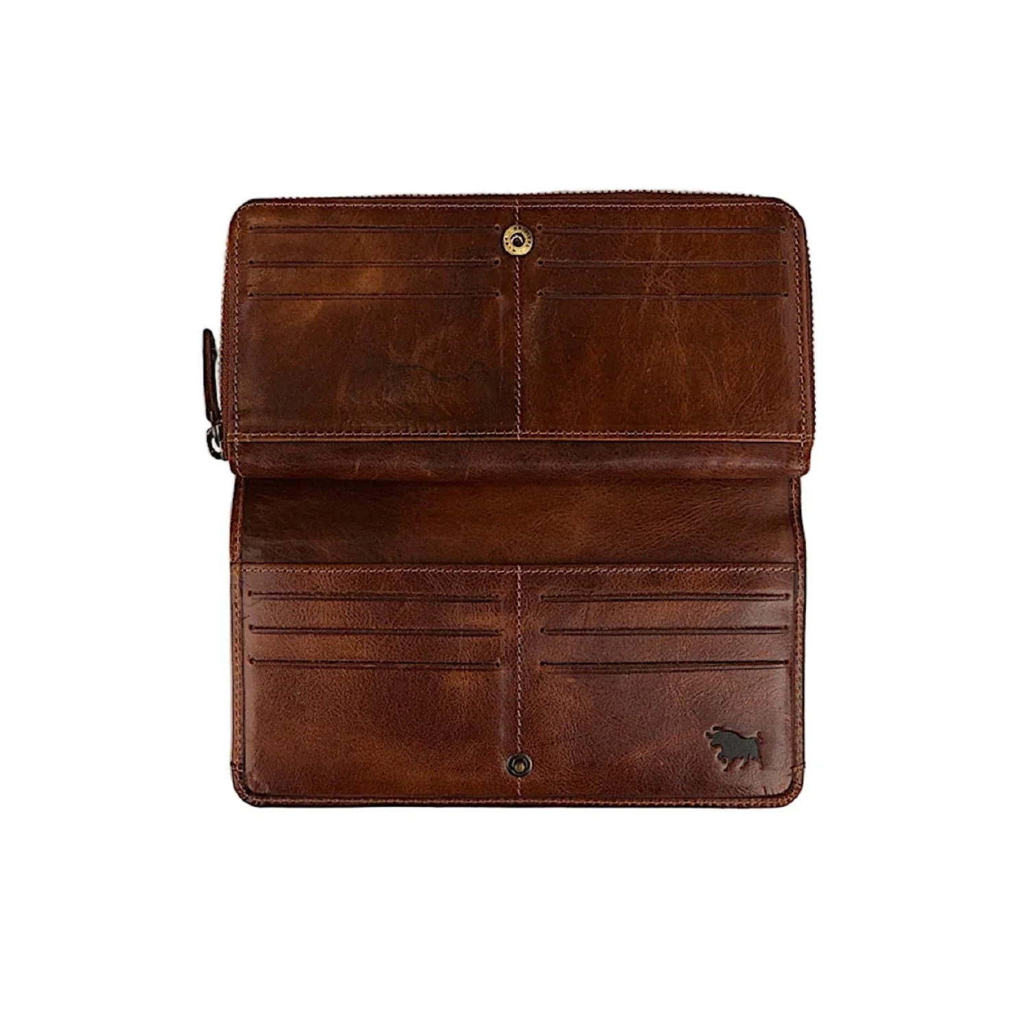 Ringers Western Toro Dama Zip Purse - Cognac - Image 2