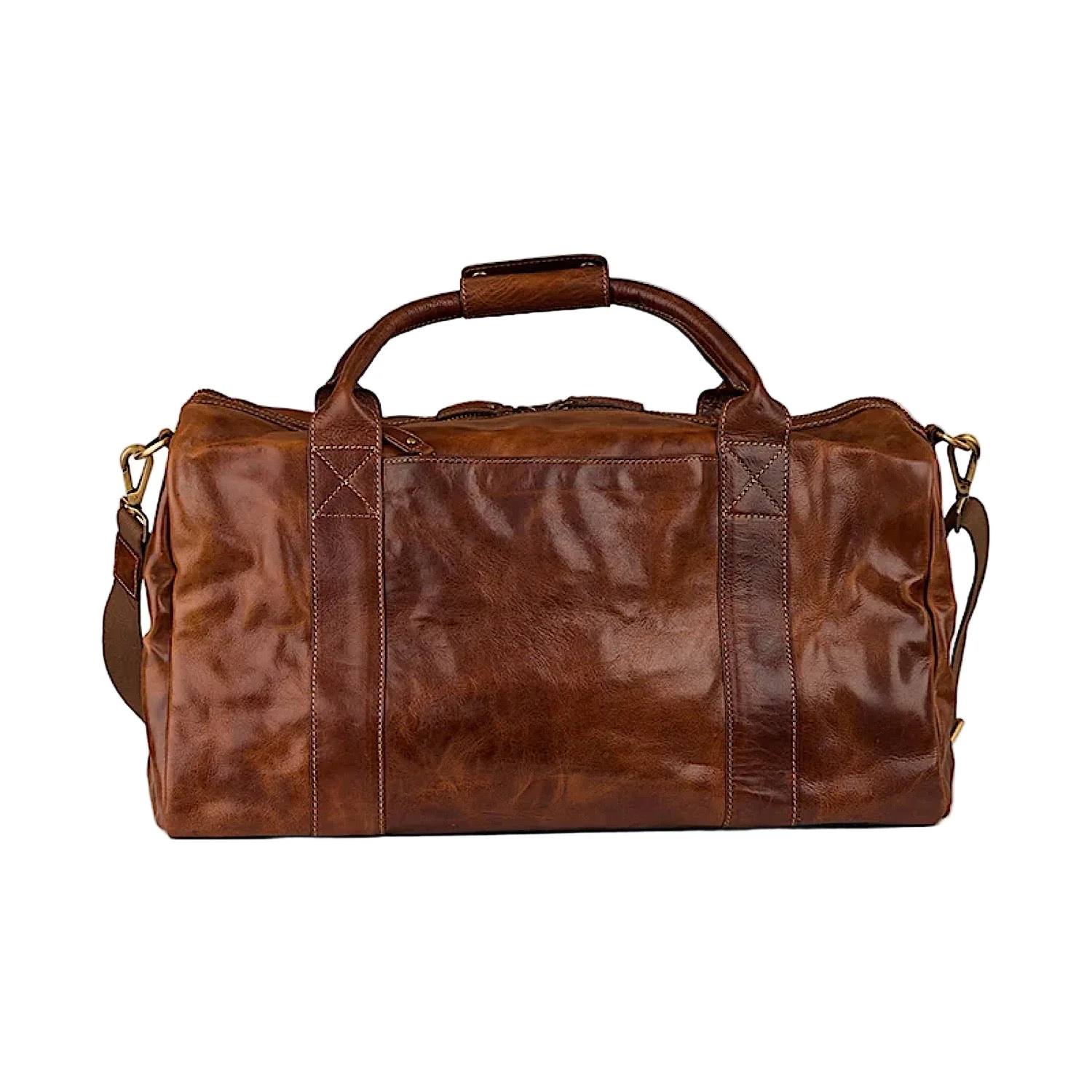 Ringers Western Toro Gino Overnighter Bag - Cognac - Image 2
