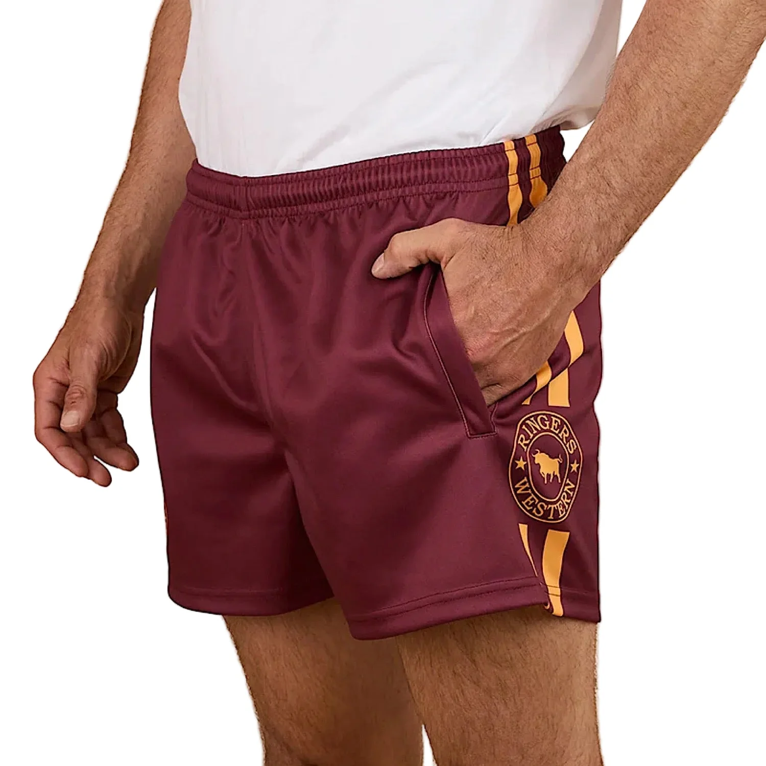 Ringers Western Unisex Footy Short - QLD