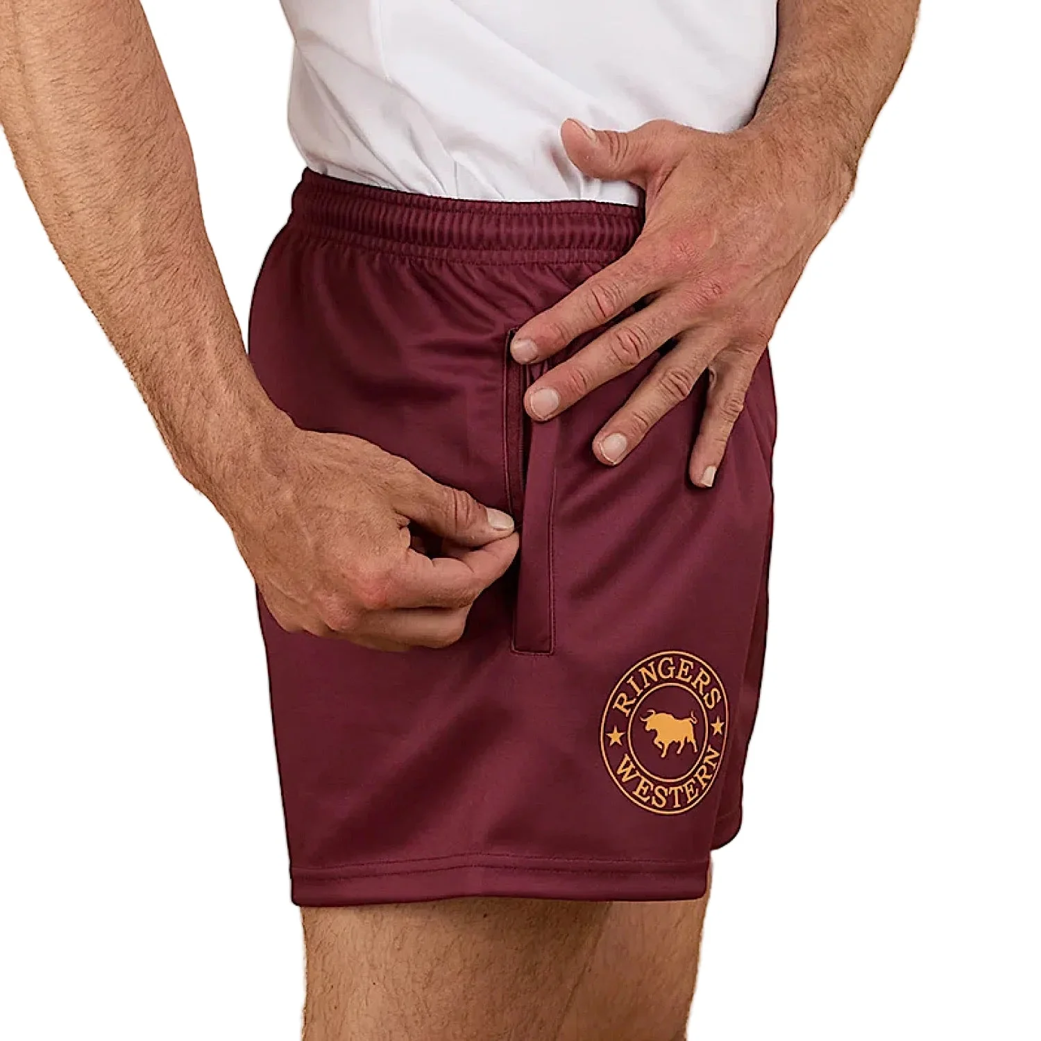 Ringers Western Unisex Footy Short - QLD - Image 3