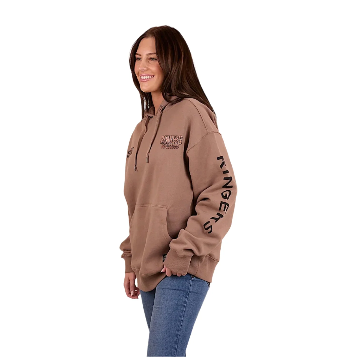 Ringers Western Unisex KNX Oversized Hoodie - Camel - Image 3