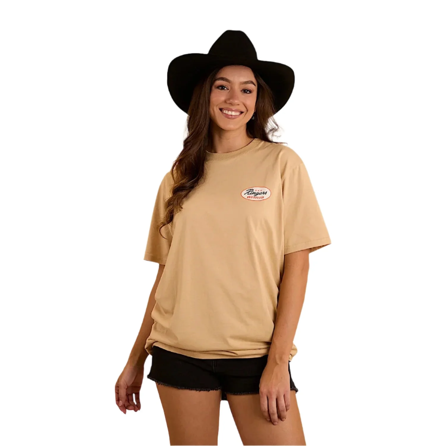 Ringers Western Unisex Up North T-Shirt - Dark Sand - Image 2