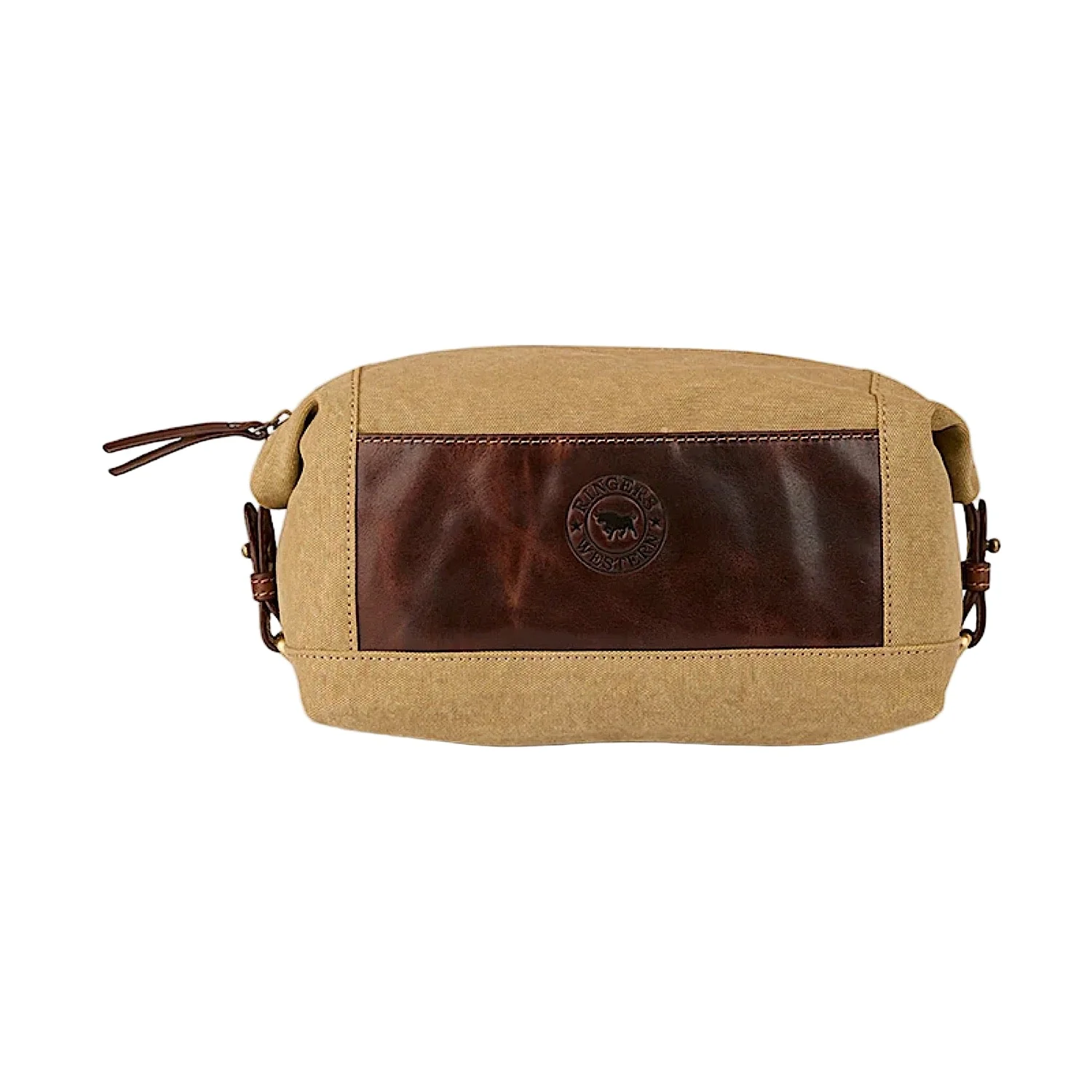 Ringers Western Waxicanvas Toiletry Bag - Cognac